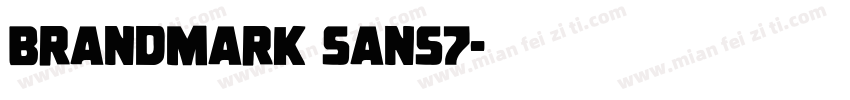 BRANDMARK SANS7字体转换